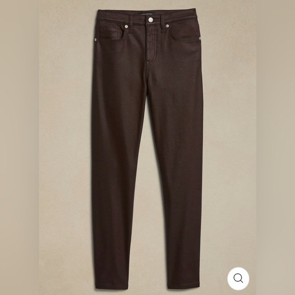 NWT! Banana Republic Slim Coated Jean - Size 35/20 Tall - Picture 5 of 9